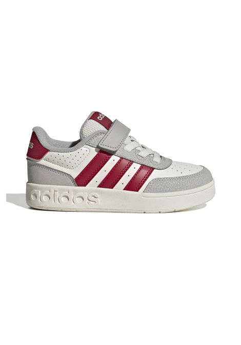 Scarpe Adidas Breakbase Bianco Grigio Rosso Bambini ADIDAS CORE | Sneakers | KJ9594-